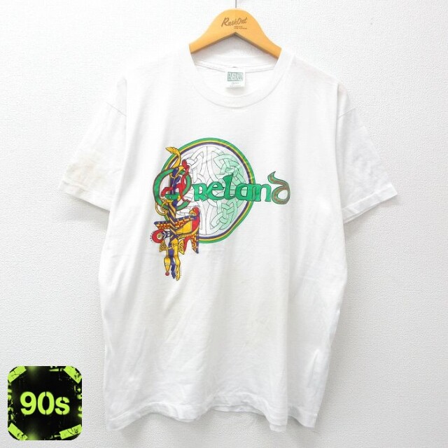 90s 半袖Tシャツ IReLand ホワイト XL | 古着