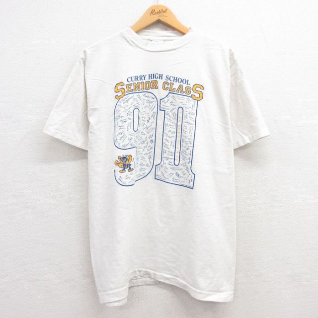古着通販 XL☆古着 半袖 ビンテージ Tシャツ メンズ 90年代 90s CLASS 