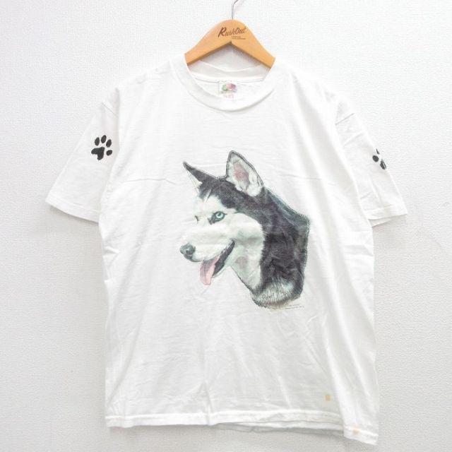古着通販 L☆古着 フルーツオブザルーム 半袖 ビンテージ T