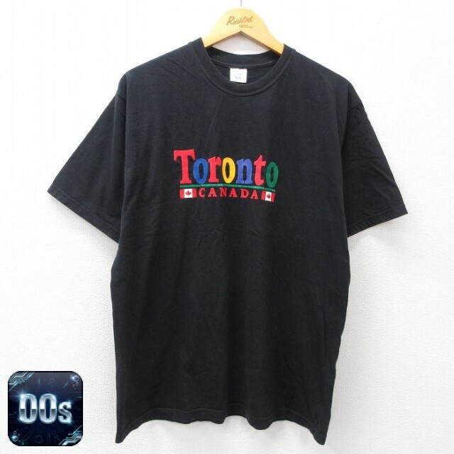 00s 半袖Tシャツ トロント ブラック XL | 古着