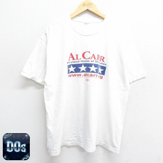 00s 半袖Tシャツ AL CARR ホワイト XL | 古着