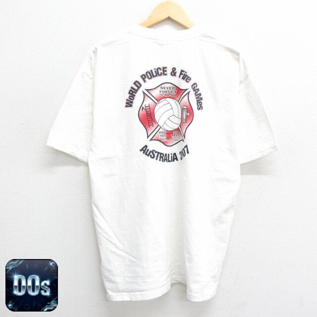 00s 半袖Tシャツ バレーボール ホワイト XL | 古着