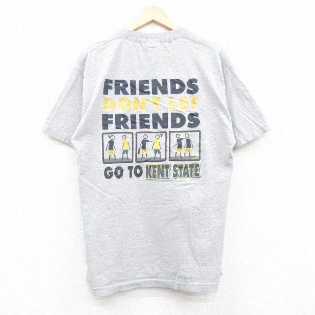 00s 半袖Tシャツ AKRON グレー L | 古着