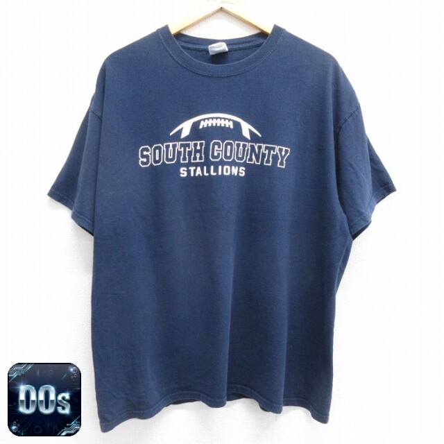 00s 半袖Tシャツ SOUTH COUNTY STALLIONS ネイビー XL | 古着