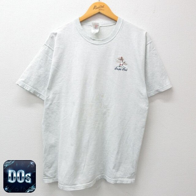フルーツオブザルーム 00s 半袖Tシャツ 灯台 グレー XL | 古着