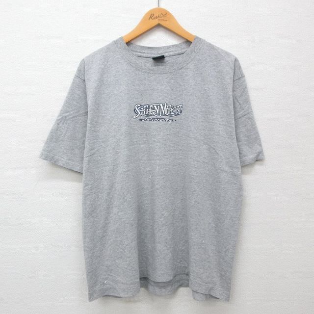 MV スポーツ 00s 半袖Tシャツ 南メソジスト大学 グレー XL | 古着