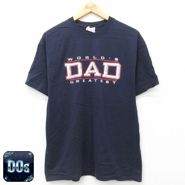 ヘインズ 00s 半袖Tシャツ DAD ネイビー L | 古着