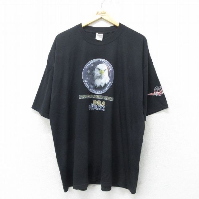 00s 半袖Tシャツ 鳥 ブラック XL | 古着