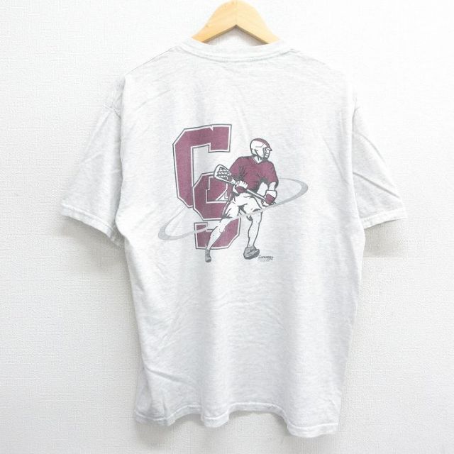00s 半袖Tシャツ ラクロス グレー L | 古着