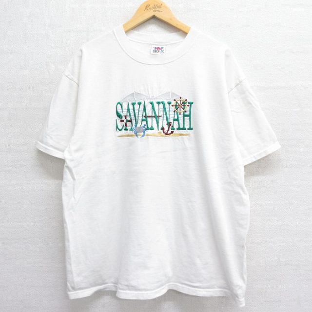 90s 半袖Tシャツ サバンナ ホワイト XL | 古着