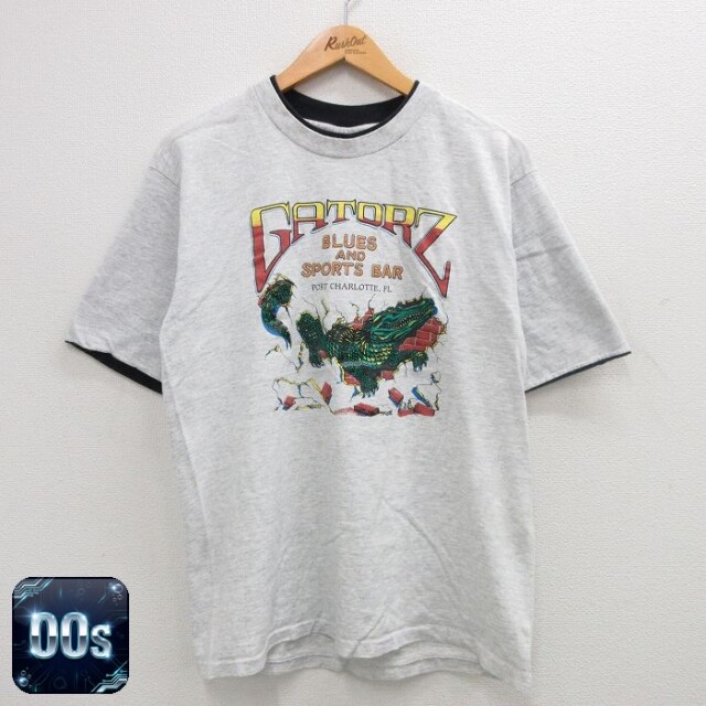 GATORZ 00s 半袖Tシャツ ワニ グレー L | 古着