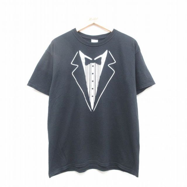 ジャージーズ 00s 半袖Tシャツ タキシード ブラック L | 古着