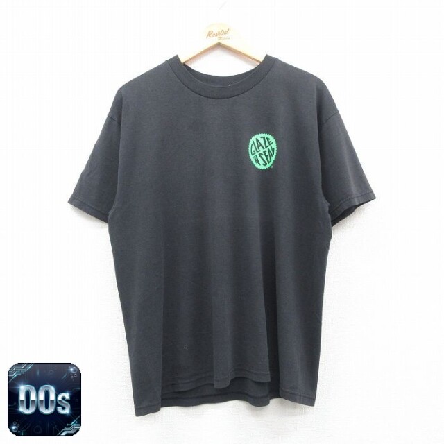 ヘインズ 00s 半袖Tシャツ GLAZEN SEAL ブラック XL | 古着