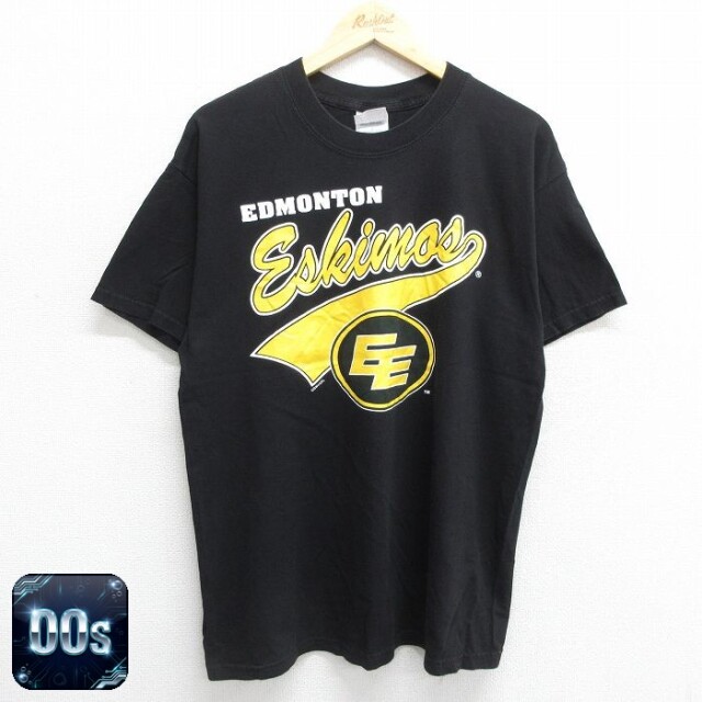 00s 半袖Tシャツ エドモントンエルクス ブラック L | 古着