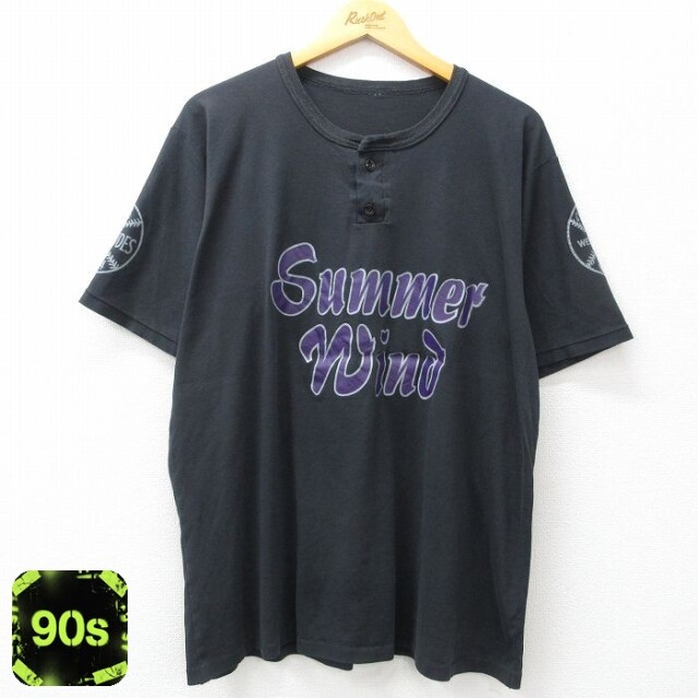 90s 半袖Tシャツ Summer ブラック XL | 古着