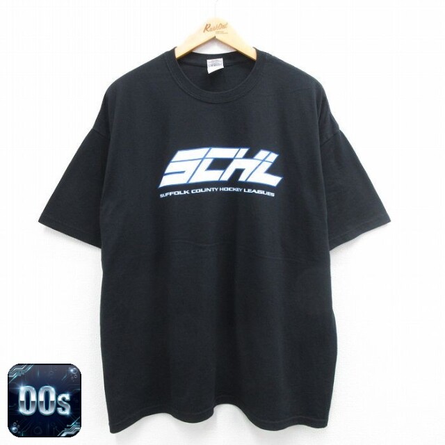 00s 半袖Tシャツ SCHL ブラック XL | 古着
