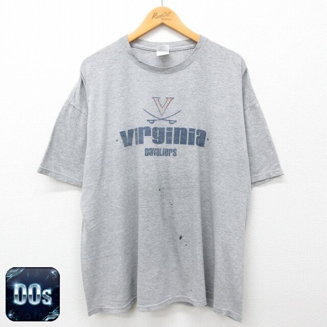 00s 半袖Tシャツ バージニアキャバリアーズ グレー XL | 古着