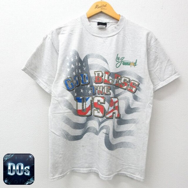 00s 半袖Tシャツ USAロゴ グレー M | 古着