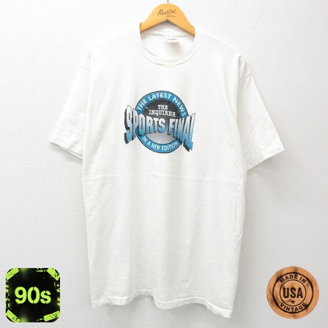 90s 半袖Tシャツ スポーツ ホワイト L | 古着