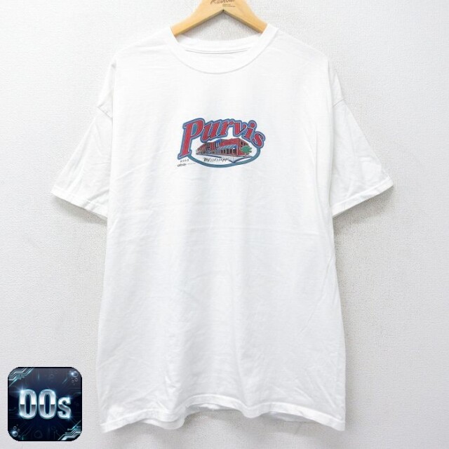 ヘインズ 00s 半袖Tシャツ Purvis ホワイト XL | 古着