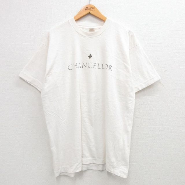フルーツオブザルーム 90s 半袖Tシャツ CHANCELLOR ホワイト XL | 古着
