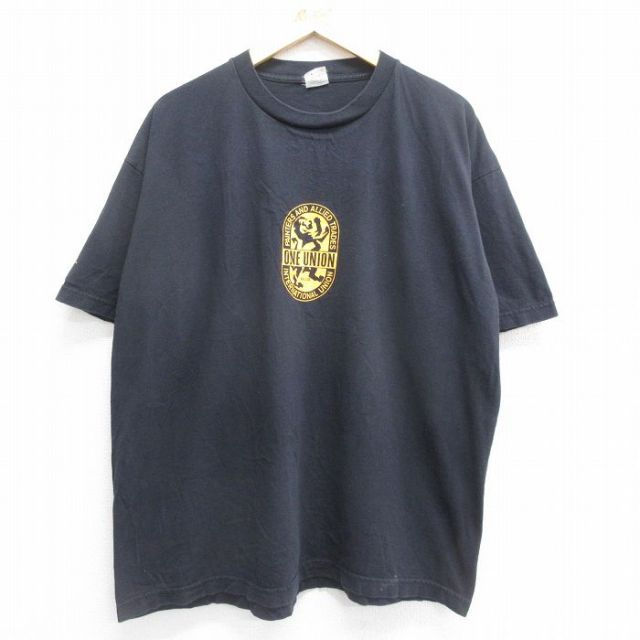 90s 半袖Tシャツ ONE UNION ブラック XL | 古着