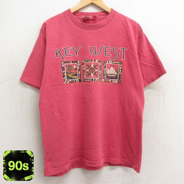 90s 半袖Tシャツ キーウエスト レッド L | 古着
