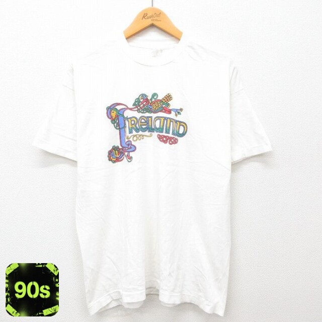 スクリーンスターズ 90s 半袖Tシャツ アイルランド ホワイト L | 古着