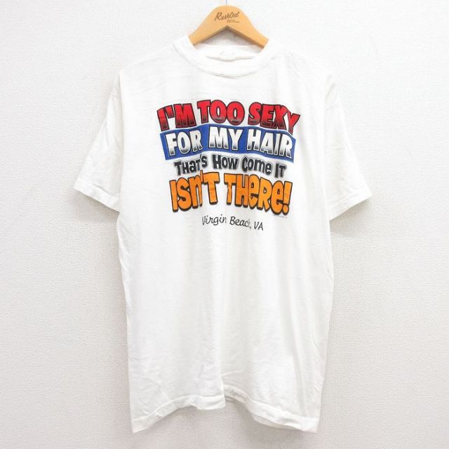 90s 半袖Tシャツ SEXY ホワイト XL | 古着