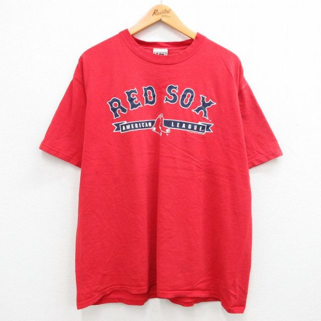 リー 00s 半袖Tシャツ ボストンレッドソックス レッド XL | 古着