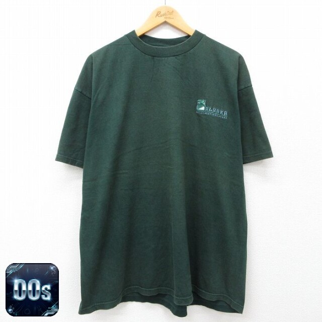 00s 半袖Tシャツ アラスカ グリーン XL | 古着