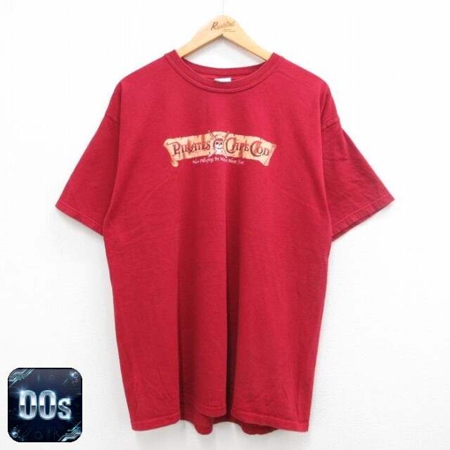 00s 半袖Tシャツ パイレーツオブケープコッド バーガンディ XL | 古着