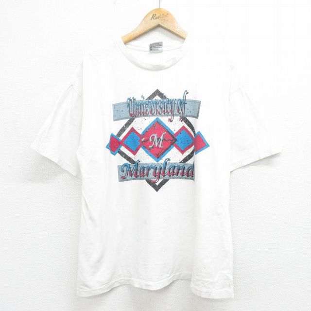 90s 半袖Tシャツ ホワイト XL | 古着