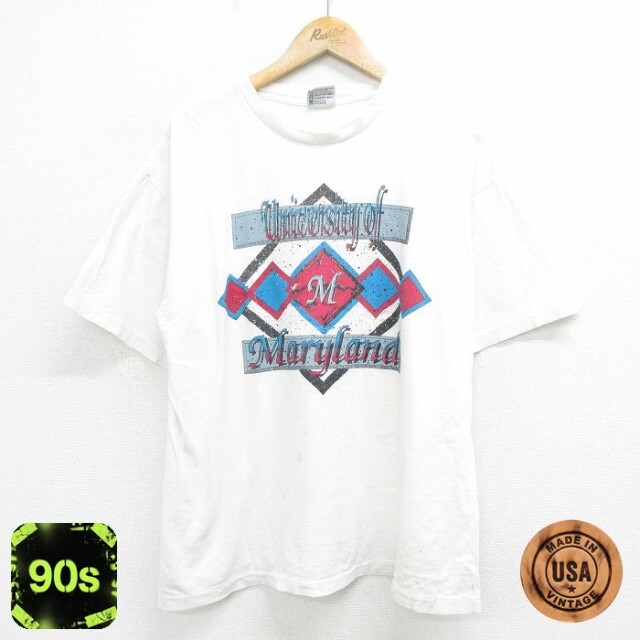 90s 半袖Tシャツ ホワイト XL | 古着
