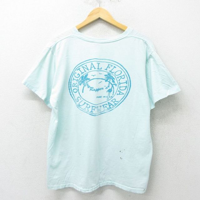90s 半袖Tシャツ フロリダ ライトブルー XL | 古着
