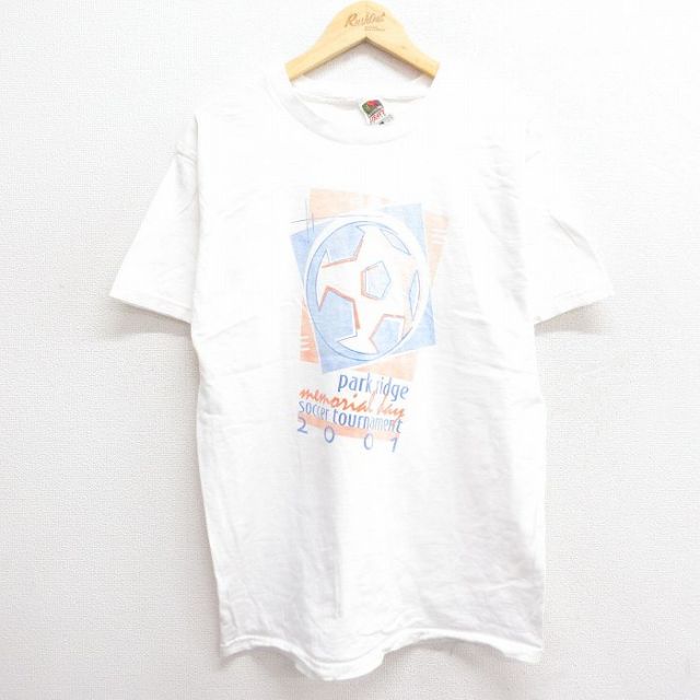 フルーツオブザルーム 00s 半袖Tシャツ サッカー ホワイト L | 古着