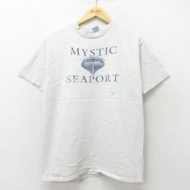 90s 半袖Tシャツ 霜降り グレー M | 古着