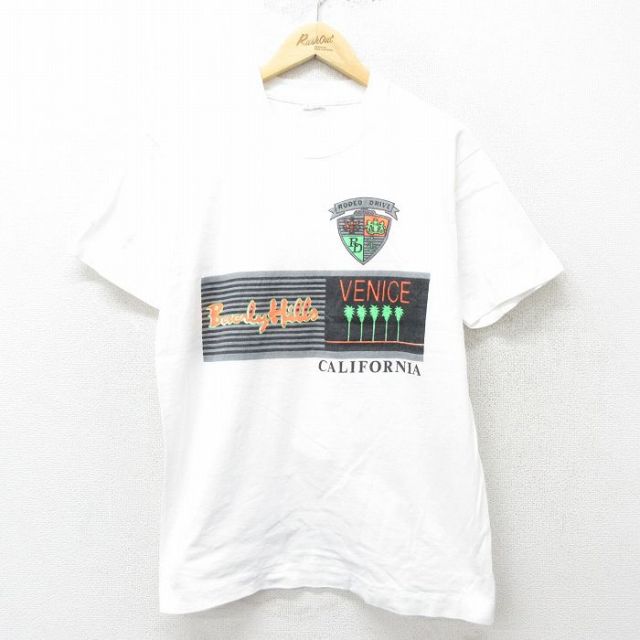 90s 半袖Tシャツ カリフォルニア ホワイト M | 古着