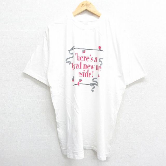 90s 半袖Tシャツ Theres ホワイト XL | 古着
