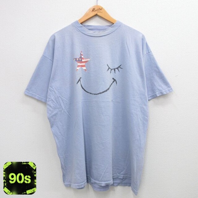 90s 半袖Tシャツ MAZE パープル メンズXL相当 | 古着