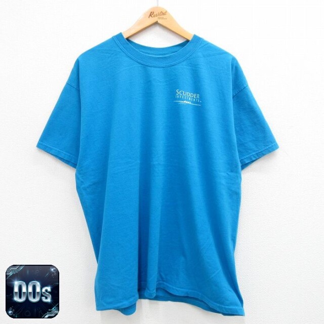 00s 半袖Tシャツ SCUDDER ブルー XL | 古着