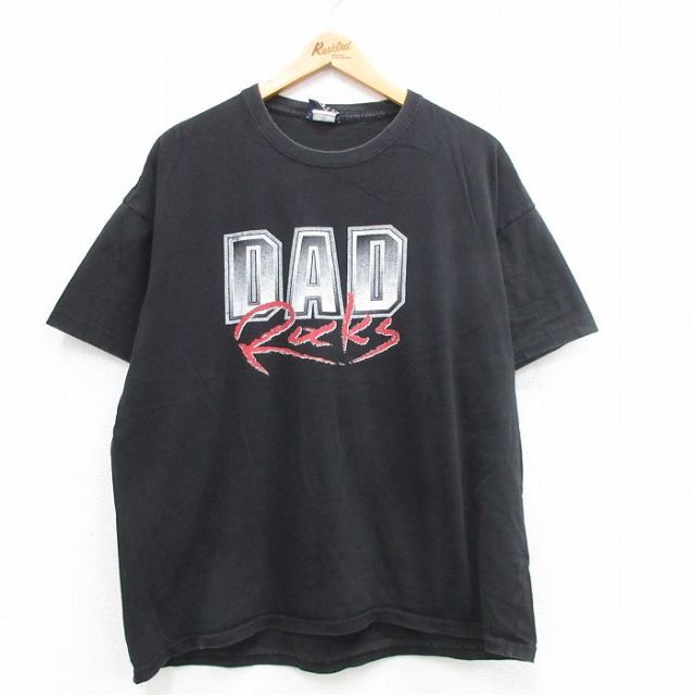 00s 半袖Tシャツ DAD ブラック XL | 古着