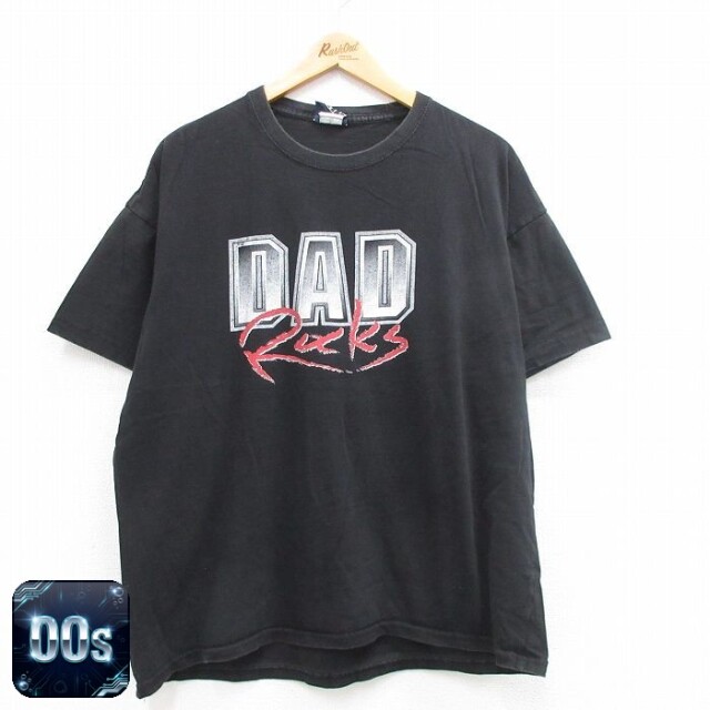 00s 半袖Tシャツ DAD ブラック XL | 古着