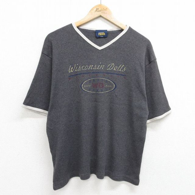 90s 半袖Tシャツ ウィスコンシンデルズ グレー XL | 古着