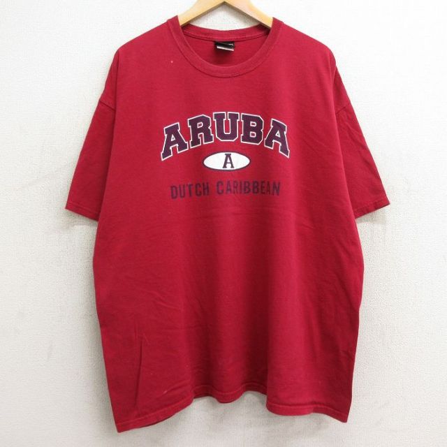 00s 半袖Tシャツ レッド XL | 古着