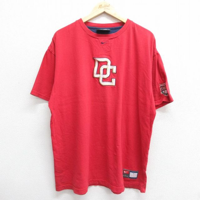 【50%OFF】ナイキ 00s 半袖Tシャツ ワシントンナショナルズ レッド XL | 古着