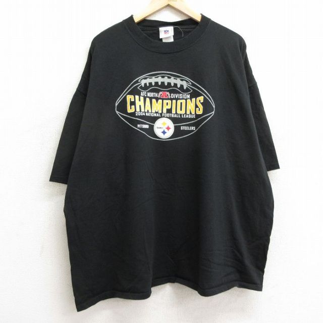 00s 半袖Tシャツ ピッツバーグスティーラーズ ブラック XL | 古着