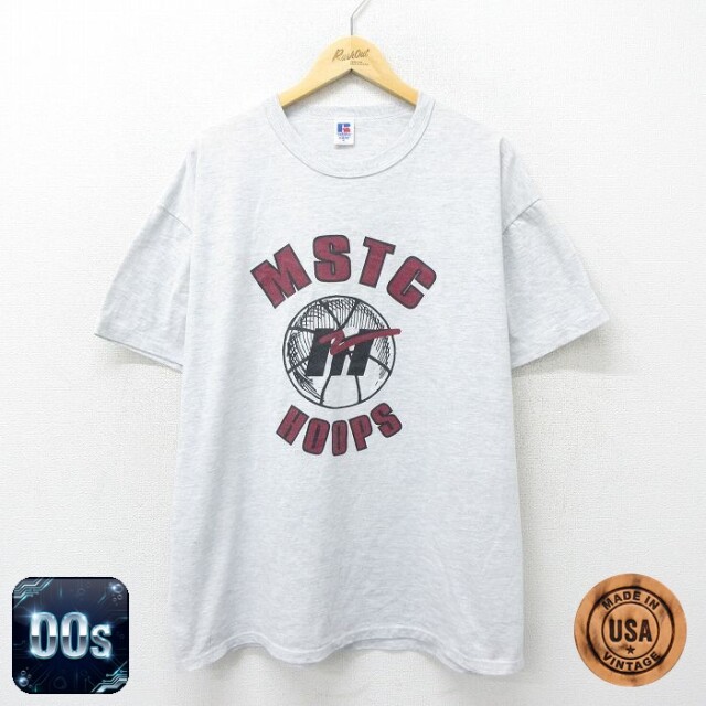 ラッセル 00s 半袖Tシャツ MSTC グレー メンズXL相当 | 古着