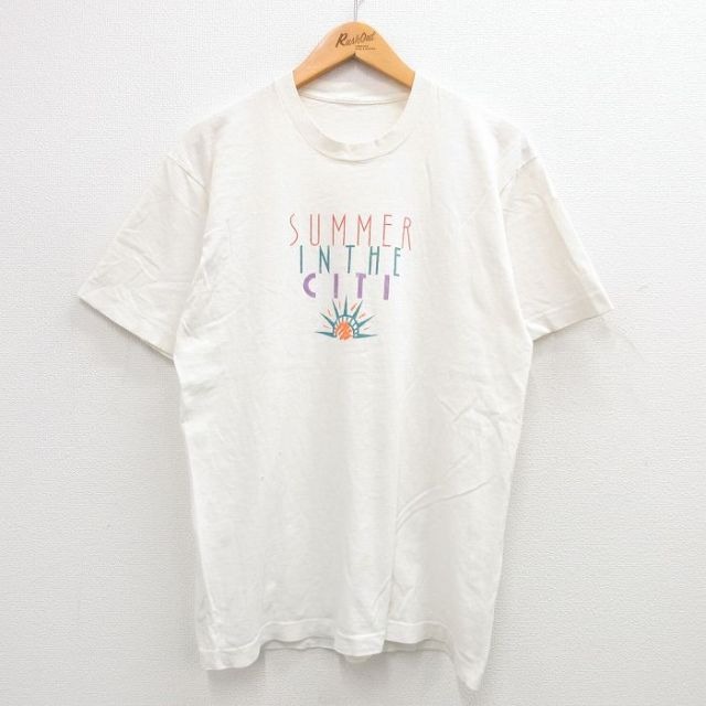 90s 半袖Tシャツ シティバンク ホワイト M | 古着