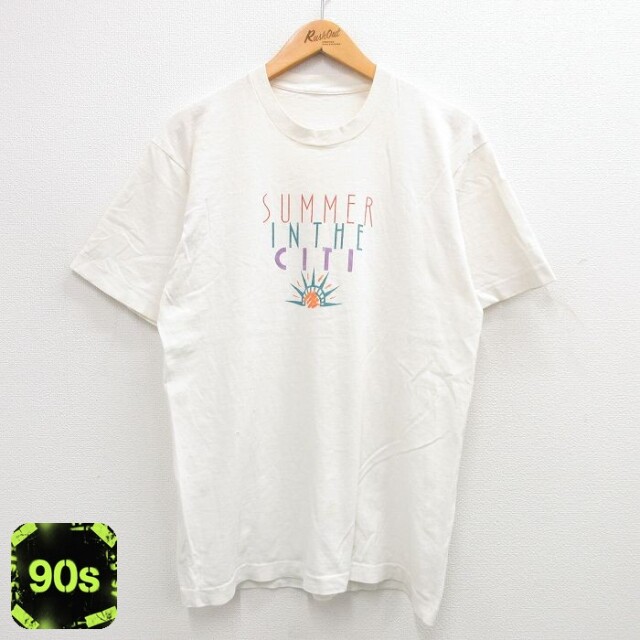 90s 半袖Tシャツ シティバンク ホワイト M | 古着